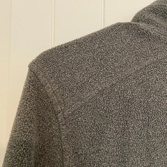 EUC | L.L. Bean women’s gray soft brushed fitness fleece zip jacket — medium - Picture 8 of 8